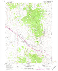 Silver Zone Pass Nevada Historical topographic map, 1:24000 scale, 7.5 X 7.5 Minute, Year 1971