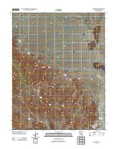 Silver Peak Nevada Historical topographic map, 1:24000 scale, 7.5 X 7.5 Minute, Year 2012