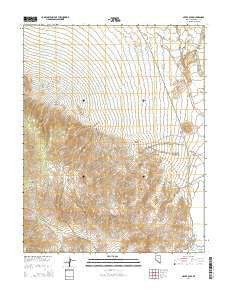 Silver Peak Nevada Current topographic map, 1:24000 scale, 7.5 X 7.5 Minute, Year 2014
