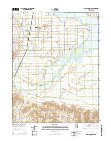Silver Springs South Nevada Current topographic map, 1:24000 scale, 7.5 X 7.5 Minute, Year 2014