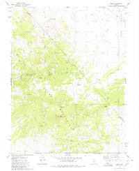 Simon Nevada Historical topographic map, 1:24000 scale, 7.5 X 7.5 Minute, Year 1979