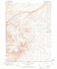 Sixmile Hill Nevada Historical topographic map, 1:24000 scale, 7.5 X 7.5 Minute, Year 1965