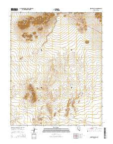 Skeleton Hills Nevada Current topographic map, 1:24000 scale, 7.5 X 7.5 Minute, Year 2015