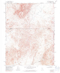 Slate Mtn Nevada Historical topographic map, 1:24000 scale, 7.5 X 7.5 Minute, Year 1972