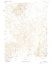 Slate Mtn Nevada Historical topographic map, 1:24000 scale, 7.5 X 7.5 Minute, Year 1972
