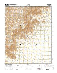 Sloan SE Nevada Current topographic map, 1:24000 scale, 7.5 X 7.5 Minute, Year 2014