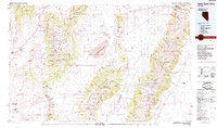 Smith Creek Valley Nevada Historical topographic map, 1:100000 scale, 30 X 60 Minute, Year 1985