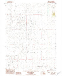 Smith Well Nevada Historical topographic map, 1:24000 scale, 7.5 X 7.5 Minute, Year 1984