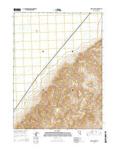 Smith Canyon Nevada Current topographic map, 1:24000 scale, 7.5 X 7.5 Minute, Year 2015