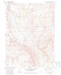 Smoke Creek Ranch Nevada Historical topographic map, 1:24000 scale, 7.5 X 7.5 Minute, Year 1980