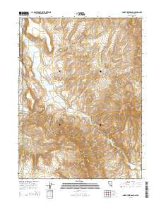 Smoke Creek Ranch Nevada Current topographic map, 1:24000 scale, 7.5 X 7.5 Minute, Year 2014