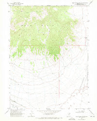 Snow Water Lake NE Nevada Historical topographic map, 1:24000 scale, 7.5 X 7.5 Minute, Year 1968