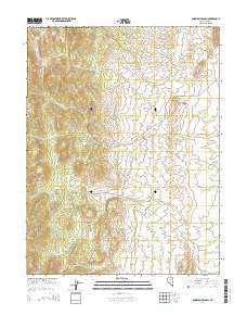 Snowball Ranch Nevada Current topographic map, 1:24000 scale, 7.5 X 7.5 Minute, Year 2014