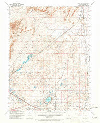 Soda Lake Nevada Historical topographic map, 1:62500 scale, 15 X 15 Minute, Year 1951