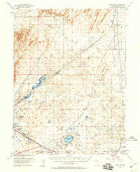 Soda Lake Nevada Historical topographic map, 1:62500 scale, 15 X 15 Minute, Year 1951