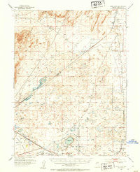 Soda Lake Nevada Historical topographic map, 1:62500 scale, 15 X 15 Minute, Year 1951