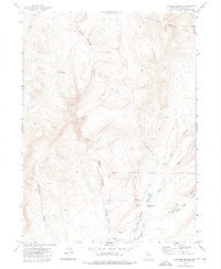 Soldier Meadow Nevada Historical topographic map, 1:24000 scale, 7.5 X 7.5 Minute, Year 1972