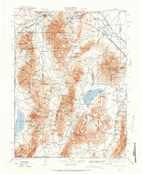 Sonoma Range Nevada Historical topographic map, 1:250000 scale, 1 X 1 Degree, Year 1932