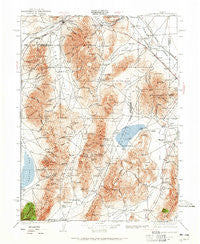 Sonoma Range Nevada Historical topographic map, 1:250000 scale, 1 X 1 Degree, Year 1932