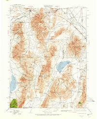Sonoma Range Nevada Historical topographic map, 1:250000 scale, 1 X 1 Degree, Year 1932