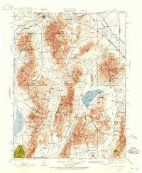 Sonoma Range Nevada Historical topographic map, 1:250000 scale, 1 X 1 Degree, Year 1932