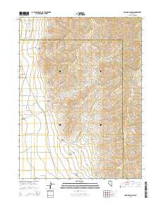 Sonoma Canyon Nevada Current topographic map, 1:24000 scale, 7.5 X 7.5 Minute, Year 2014