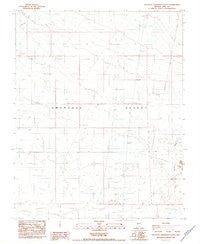 South of Amargosa Valley Nevada Historical topographic map, 1:24000 scale, 7.5 X 7.5 Minute, Year 1984