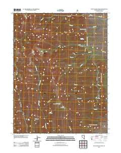 South Schell Peak Nevada Historical topographic map, 1:24000 scale, 7.5 X 7.5 Minute, Year 2012