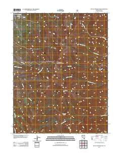 South Toiyabe Peak Nevada Historical topographic map, 1:24000 scale, 7.5 X 7.5 Minute, Year 2011