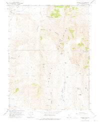 Spanish Flat Nevada Historical topographic map, 1:24000 scale, 7.5 X 7.5 Minute, Year 1964