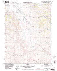 Spanish Springs Peak Nevada Historical topographic map, 1:24000 scale, 7.5 X 7.5 Minute, Year 1980