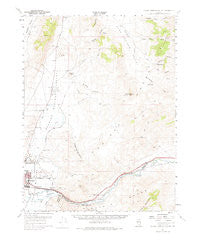 Spanish Springs Valley Nevada Historical topographic map, 1:62500 scale, 15 X 15 Minute, Year 1957