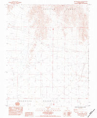 Specter Range SW Nevada Historical topographic map, 1:24000 scale, 7.5 X 7.5 Minute, Year 1984