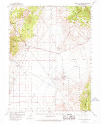 Spencer Hot Springs Nevada Historical topographic map, 1:62500 scale, 15 X 15 Minute, Year 1960