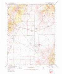 Spencer Hot Springs Nevada Historical topographic map, 1:62500 scale, 15 X 15 Minute, Year 1960