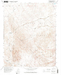 Spirit Mtn Nevada Historical topographic map, 1:24000 scale, 7.5 X 7.5 Minute, Year 1959