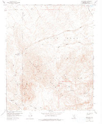 Spirit Mtn Nevada Historical topographic map, 1:24000 scale, 7.5 X 7.5 Minute, Year 1959