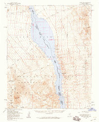 Spirit Mtn Nevada Historical topographic map, 1:62500 scale, 15 X 15 Minute, Year 1959
