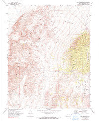 Split Mountain Nevada Historical topographic map, 1:24000 scale, 7.5 X 7.5 Minute, Year 1970