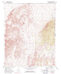 Split Mountain Nevada Historical topographic map, 1:24000 scale, 7.5 X 7.5 Minute, Year 1970