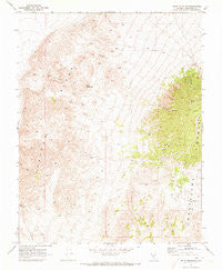 Split Mountain Nevada Historical topographic map, 1:24000 scale, 7.5 X 7.5 Minute, Year 1970