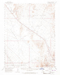 Springdale Nevada Historical topographic map, 1:62500 scale, 15 X 15 Minute, Year 1966