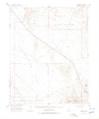 Springdale Nevada Historical topographic map, 1:62500 scale, 15 X 15 Minute, Year 1966