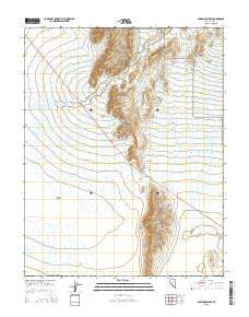 Springdale NW Nevada Current topographic map, 1:24000 scale, 7.5 X 7.5 Minute, Year 2015