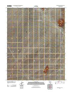 Springdale SW Nevada Historical topographic map, 1:24000 scale, 7.5 X 7.5 Minute, Year 2012