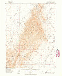 Spruce Mountain 4 Nevada Historical topographic map, 1:62500 scale, 15 X 15 Minute, Year 1953