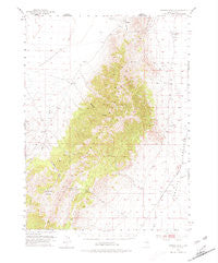 Spruce Mountain 4 Nevada Historical topographic map, 1:62500 scale, 15 X 15 Minute, Year 1953