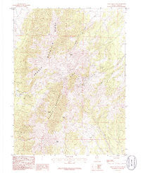Spruce Mountain Nevada Historical topographic map, 1:24000 scale, 7.5 X 7.5 Minute, Year 1986