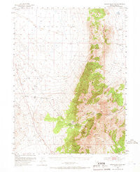 Spruce Mountain Nevada Historical topographic map, 1:62500 scale, 15 X 15 Minute, Year 1953