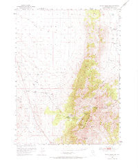 Spruce Mountain Nevada Historical topographic map, 1:62500 scale, 15 X 15 Minute, Year 1953